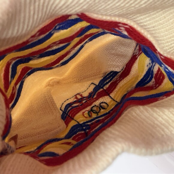 VTG Calgary Olympics 1988 Sports Illustrated Toque Tassel Beanie Cap Wool Handma - Picture 6 of 8